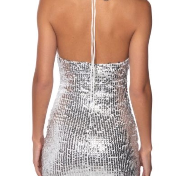 COSMO SEQUIN MINI DRESS - Picture 4 of 5